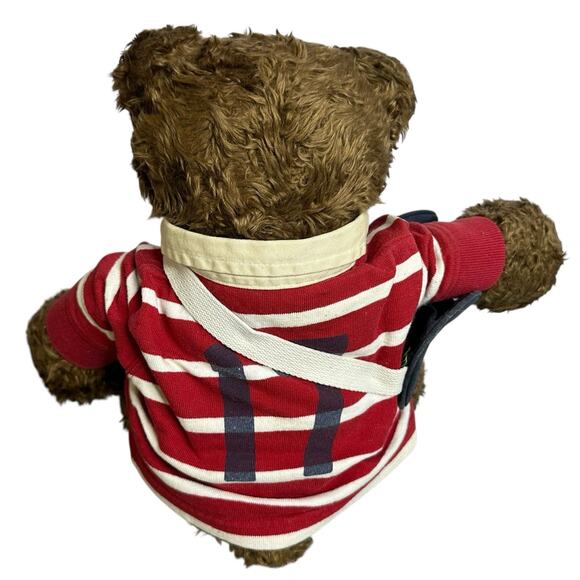 Gund Teddy Bear for American Eagle Outfitters Brown Plush Polo Shirt Bag 19in - Picture 2 of 5